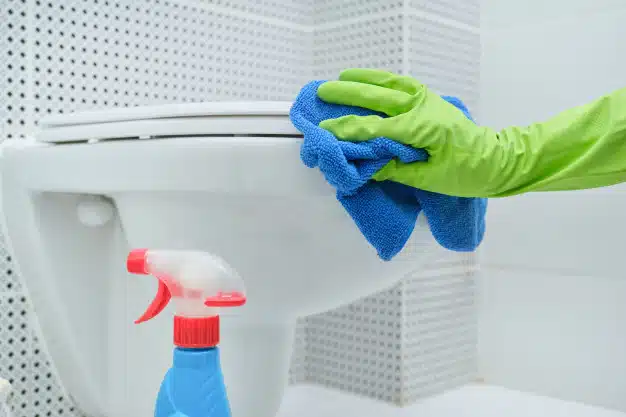 Rag detergent washing toilet