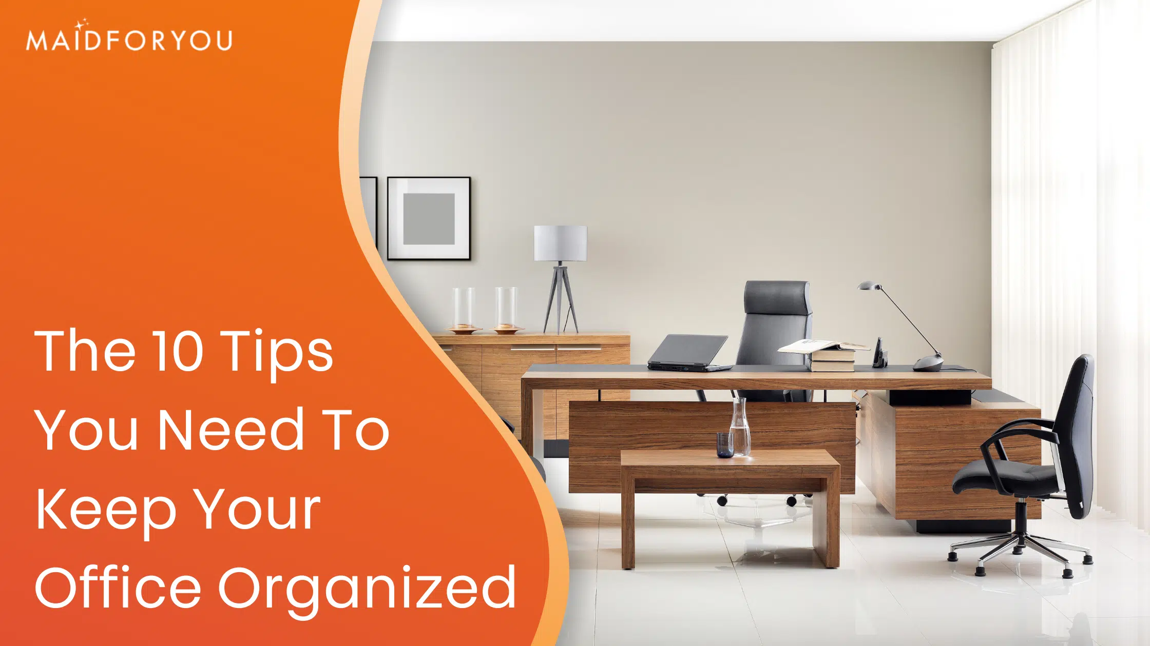 10 tips to keep your office organized custom graphic
