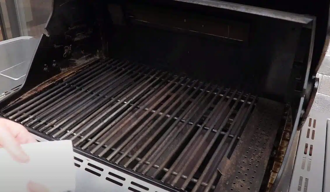 grill after having been pprofessionally cleaned