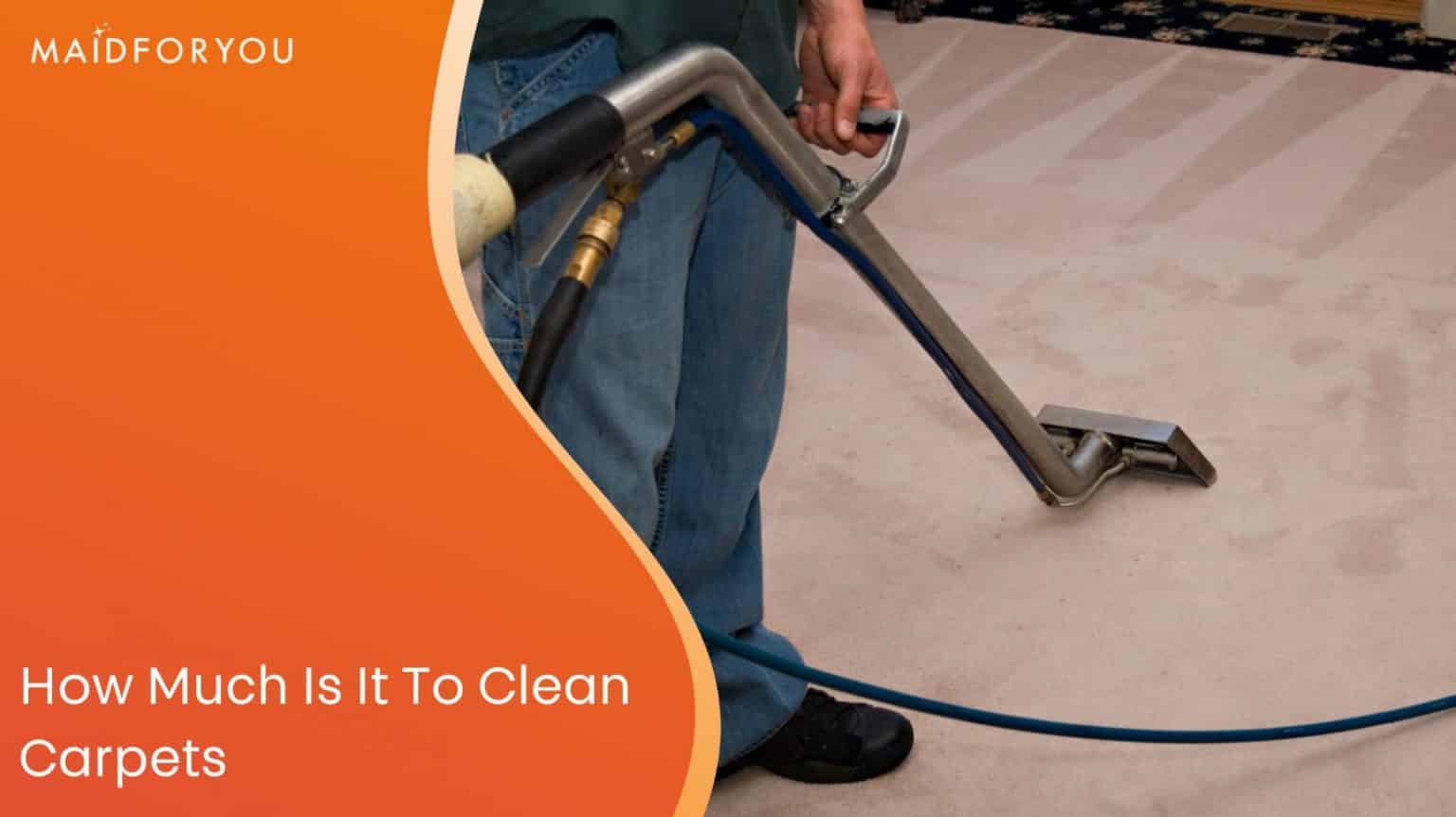 Carpet Cleaning Costs Pricing Guide MaidForYou