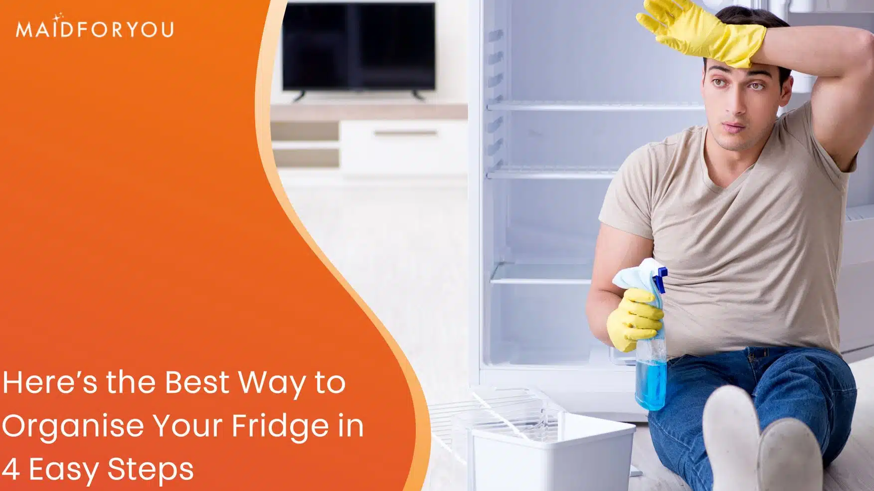 best way to organise your fridge custom graphic