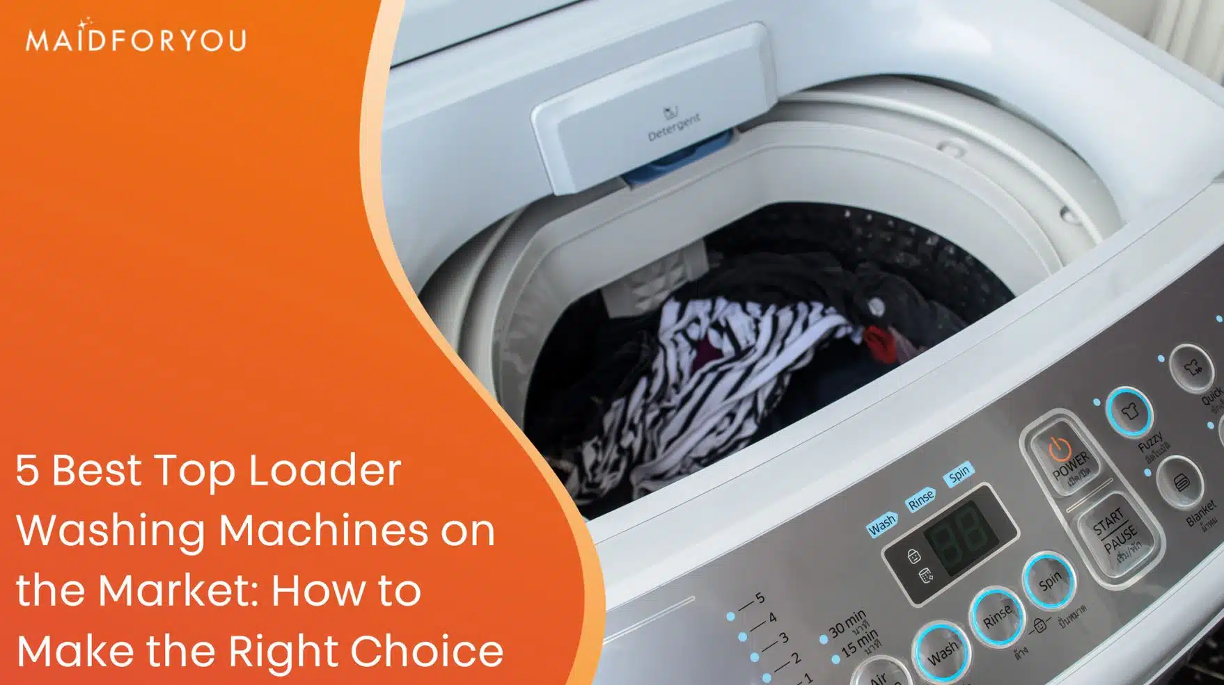 best top loader washing machine custom graphic