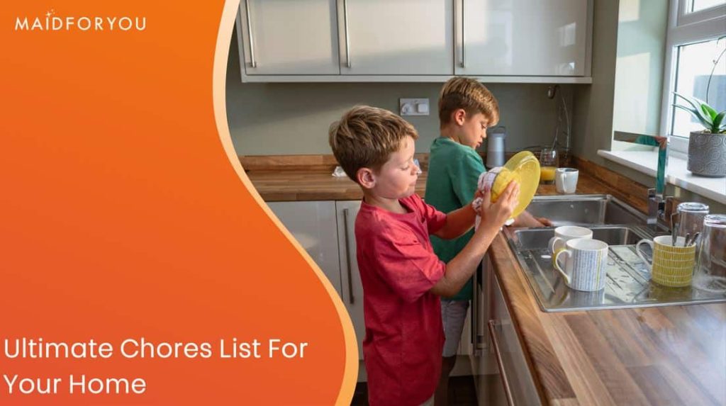 The Ultimate Chores List For Your Home in 2025