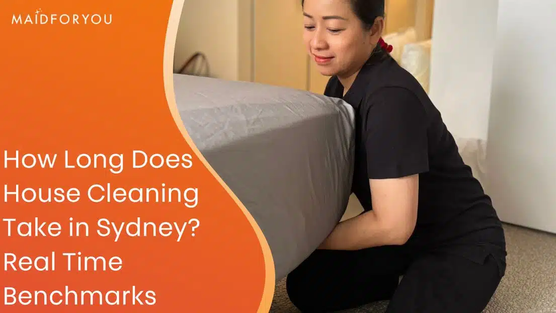 How long does house cleaning take in Sydney custom graphic
