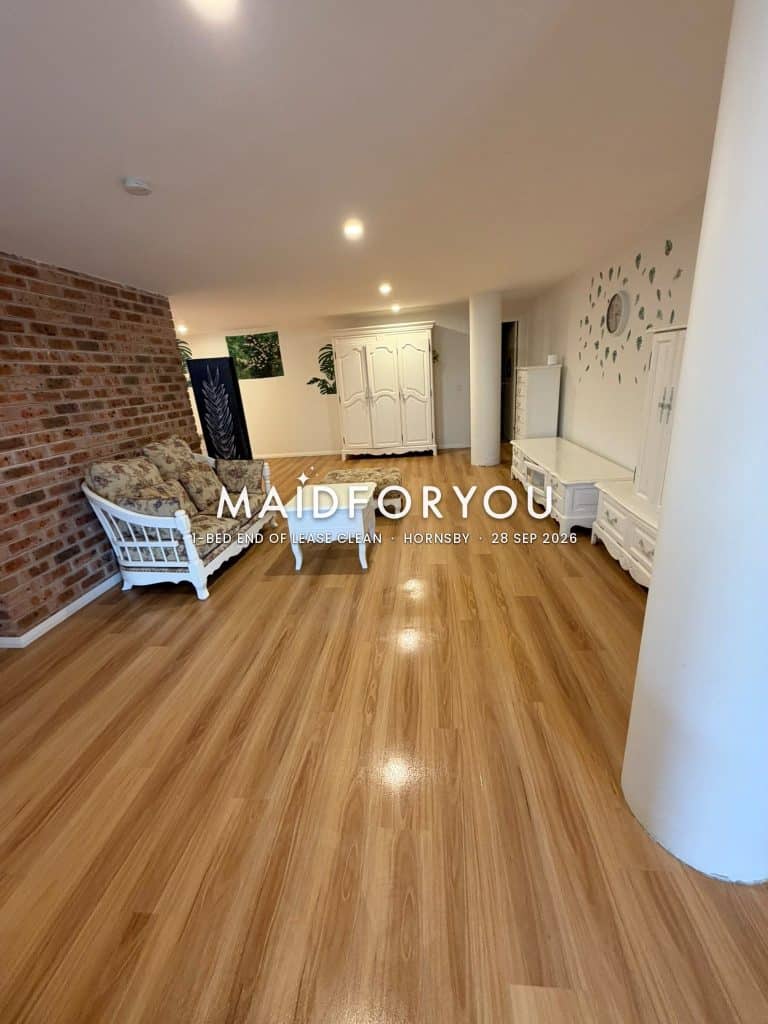 End of lease clean in Hornsby