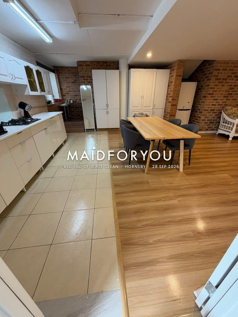 End of lease clean in Hornsby