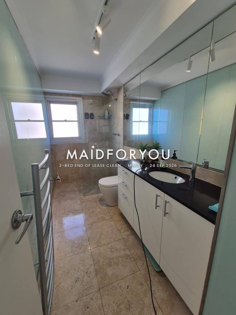End of lease clean in Manly